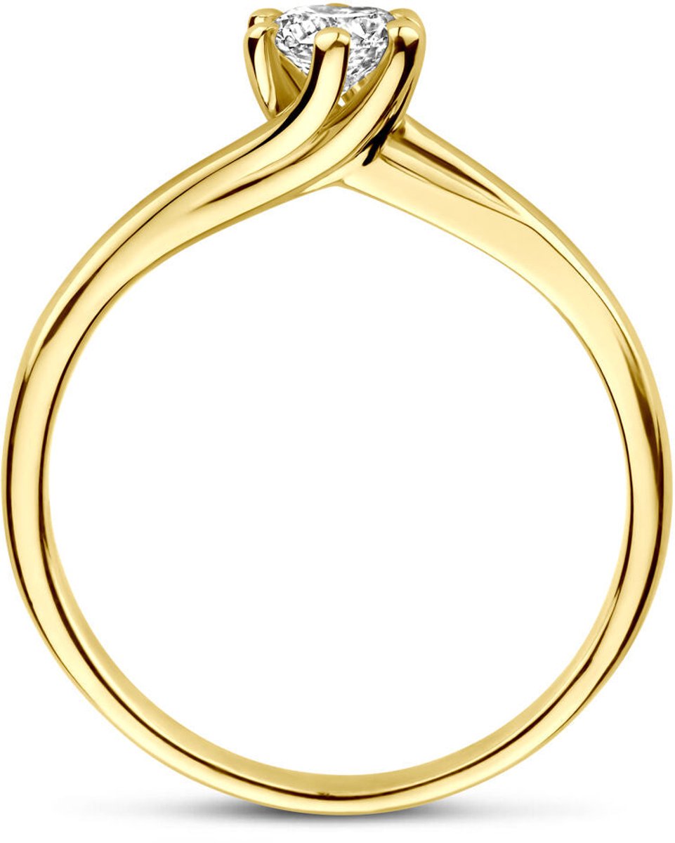 14K Geelgouden Ring Lab Grown Diamant 0.30ct G VS – 4034940