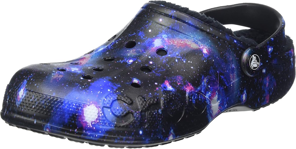 Crocs Baya Lined Printed Clog Black Multi Maat 29/30 US C12