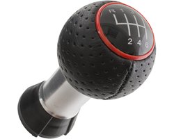 Modecar - Versnellingspookknop - Audi A3 8L - Zwart - Rood - 6 Versnellingen
