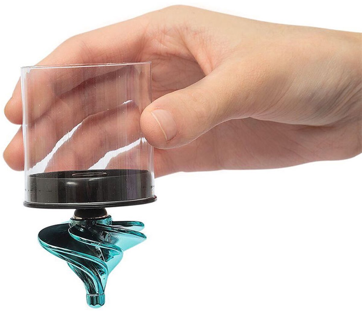 Floz Design magnetische tol - met uitleg over aerodynamica - educatief cadeautje - ook leuk voor oudere kinderen - 4 cm