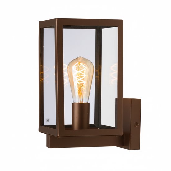 DMQ Buitenlamp Boston - Lantaarn Rusty brons - IP44 - Voordeur - Wand / Hanglamp