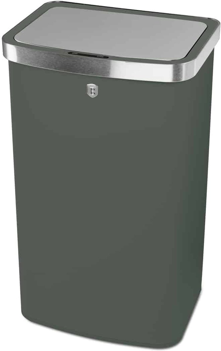 Berlinger Haus 9797 - Sensorbin 60 liter - Matt Green Collection - Pedaalemmer