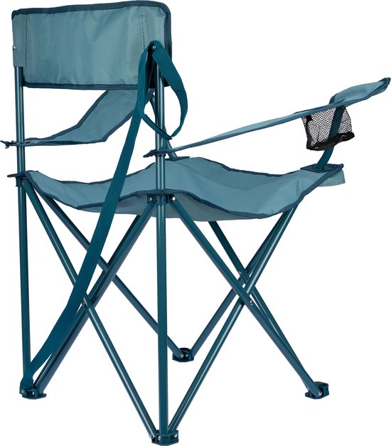 Abbey Camp Campingstoel - Vouwstoel - Lichtblauw - Draagtas - 100 KG — afbeelding 2