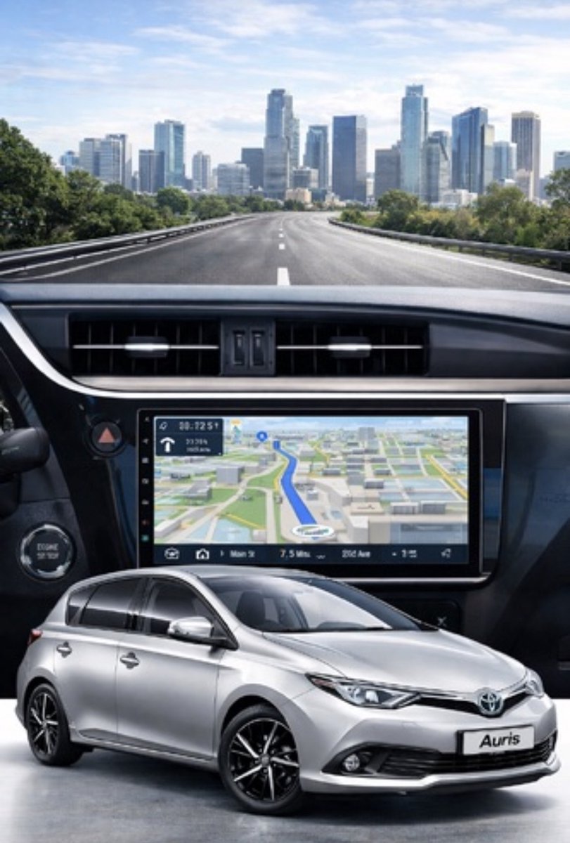 ADIVOX T2 10.1 inch geschikt voor Toyota Auris/Corolla 2017-2019 Android 15 CarPlay/Auto/WiFi/DSP/5G/DAB+