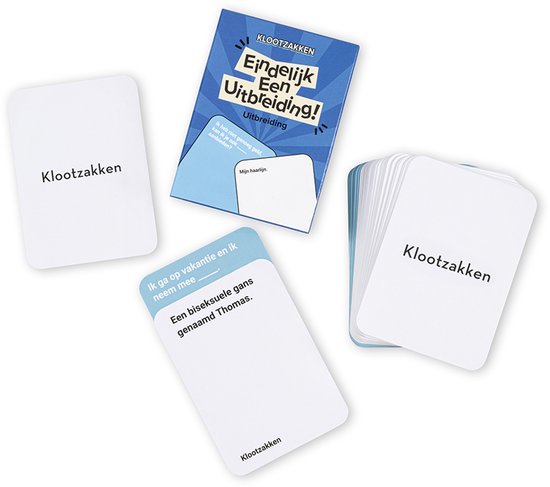 Klootzakken - Nederlands Kaartspel - Kaartspel met 2 uitbreidingen - Ik word gecanceld + eindelijk een uitbreiding
