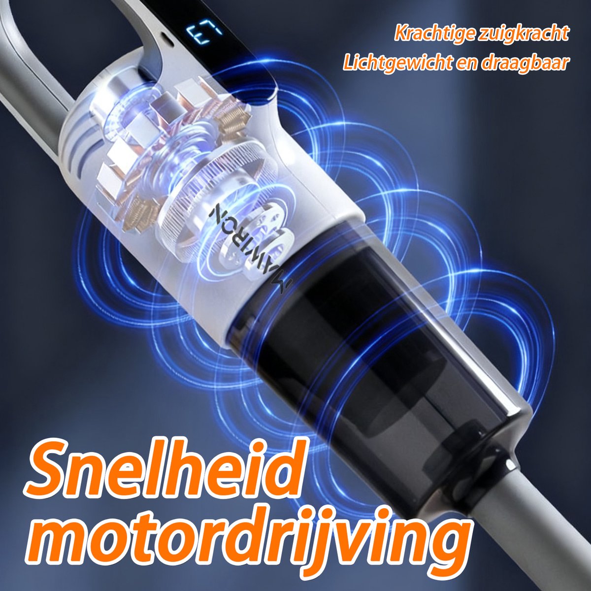 Draadloze Steelstofzuiger met 80W Zuigkracht en ZeroTangle - afbeelding 3