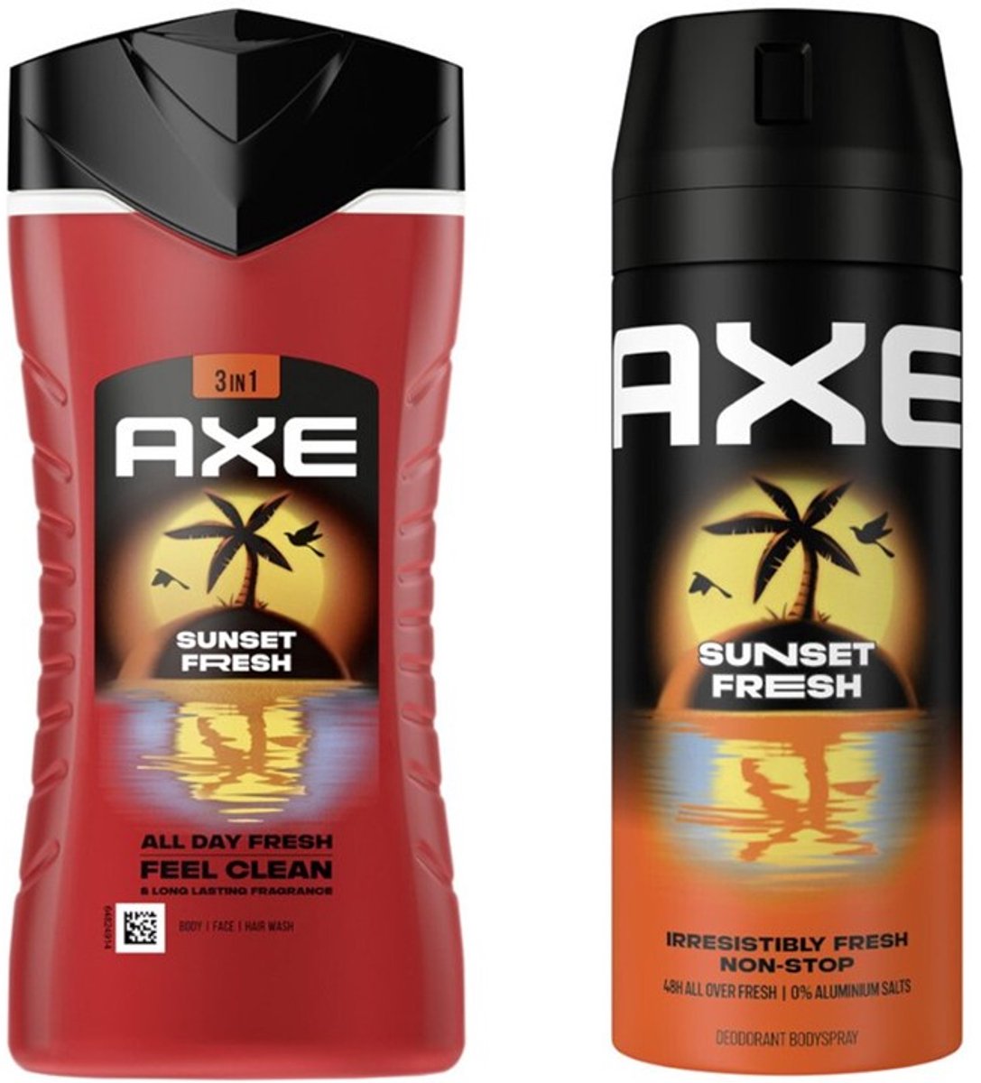AXE - Sunset Fresh - 3-in-1 Douchegel 250 ml + Deo Spray 150 ml