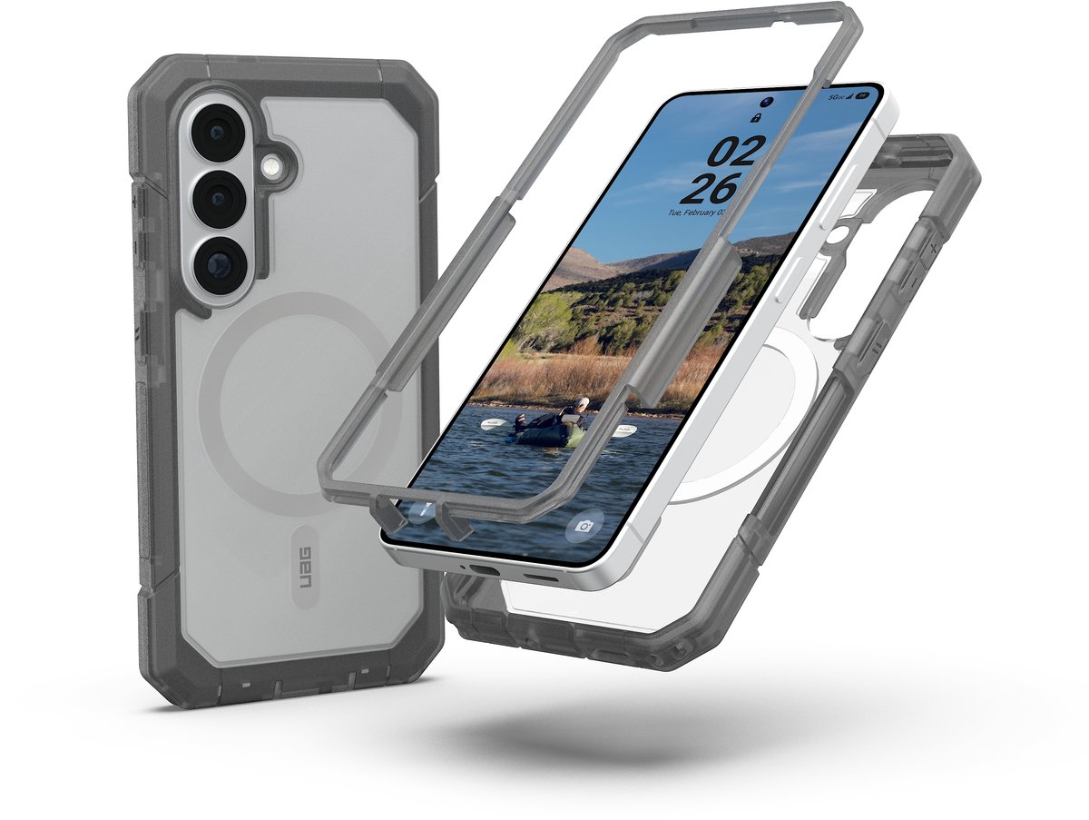 UAG Trooper Backcover met Magneet geschikt voor Samsung Galaxy S26 - Ash Clear