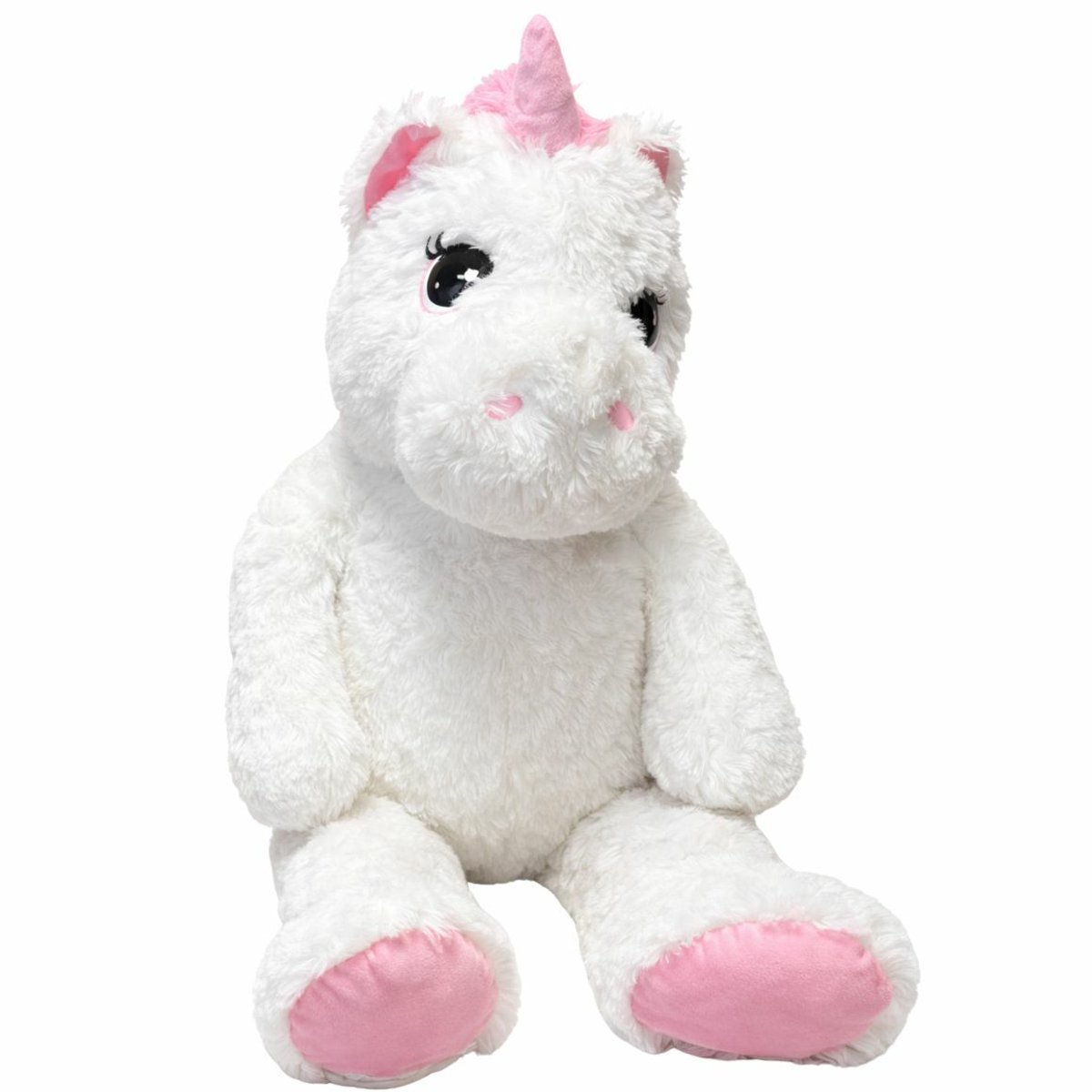 XXL pluche knuffel - 90 cm - eenhoorn - polyester