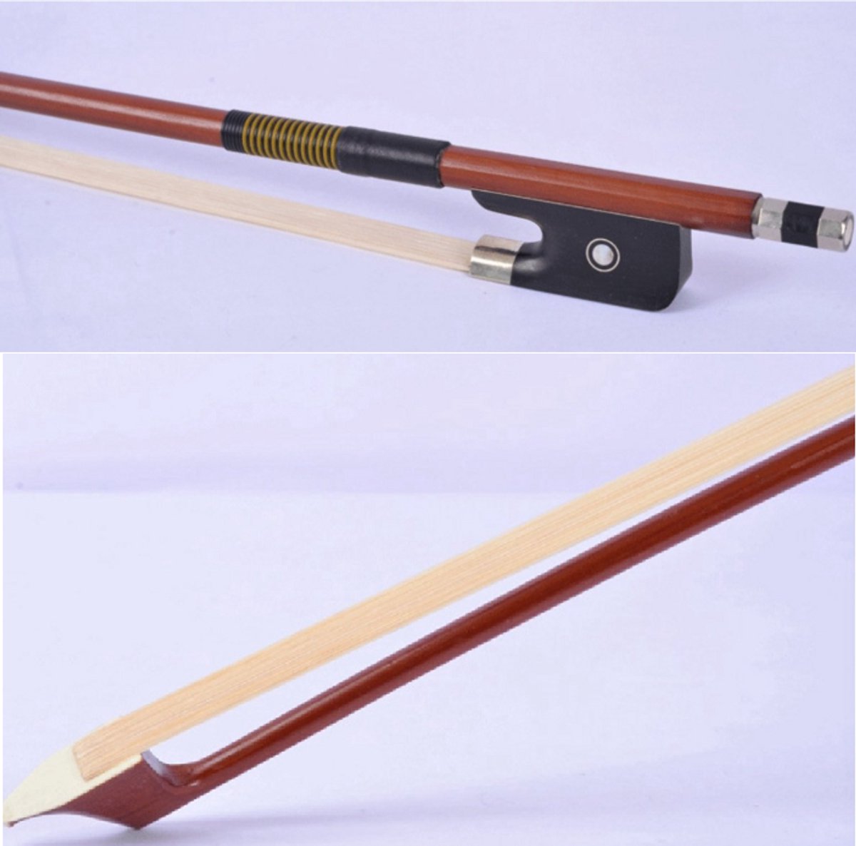 Knobbout Music United, Cello strijkstok, Paardenhaar, Bruin 4/4