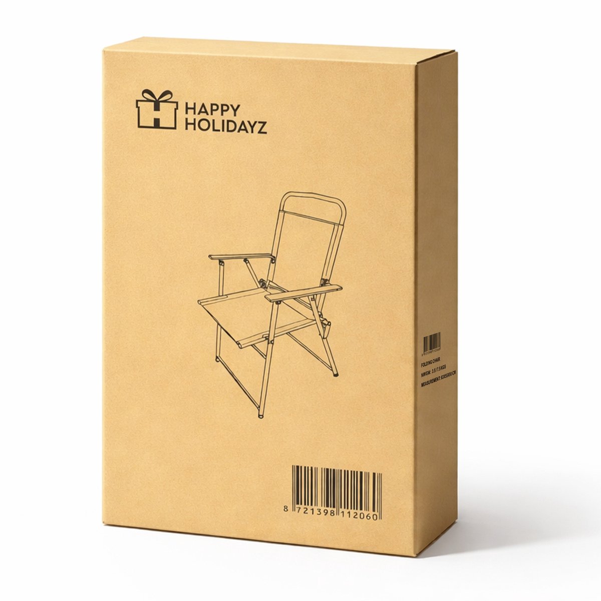 Happy Holidayz 2 Opvouwbare Tuinstoelen Zwart - Tuinstoel Set 2 Stuks 65x53x90cm - Staal Weerbestendig - Inklapbare Strandstoel voor Tuin, Balkon & Camping - Kampeerstoel - Vouwstoel - Klapstoel buiten - Campingstoel - Tuinstoelen - Balkonstoel thumbnail 8