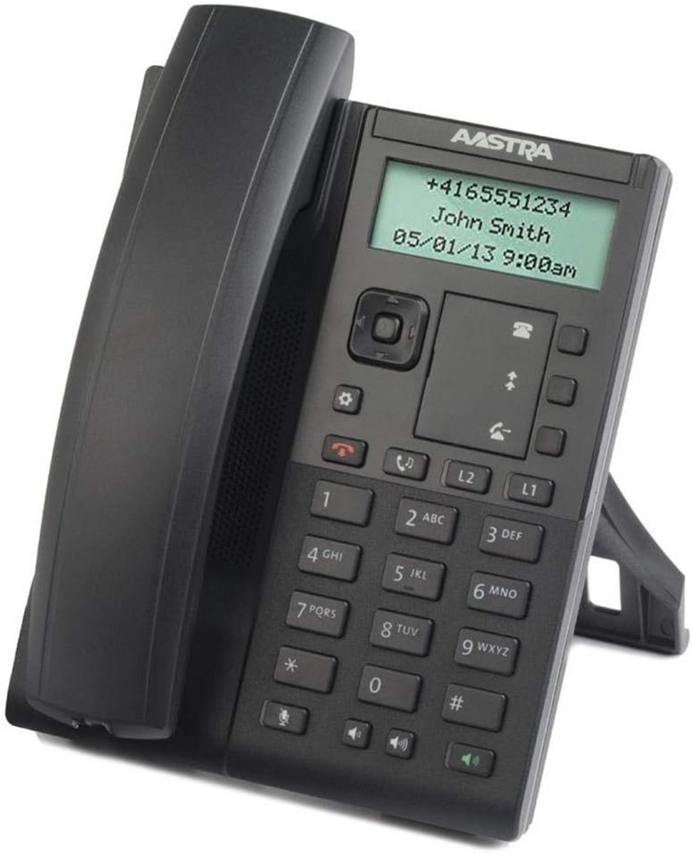 Instap SIP Telefoon met Grafisch Display - LC Zwart