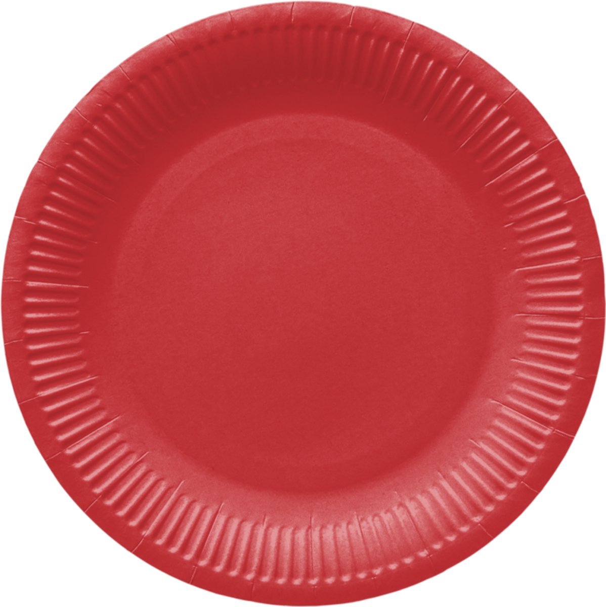 PAW - Papieren bordjes - 23 cm - Red