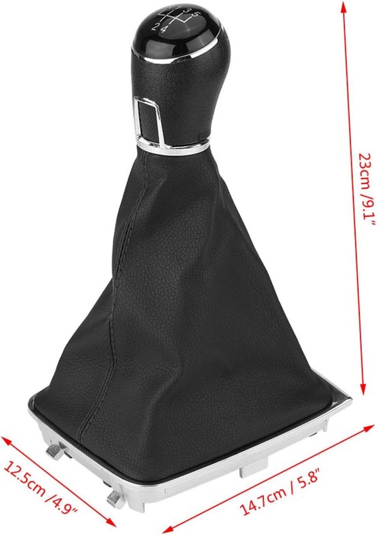 Versnellingspookknop 5 Versnellingen met Gaiter Set voor Handgeschakelde Auto's — afbeelding 3