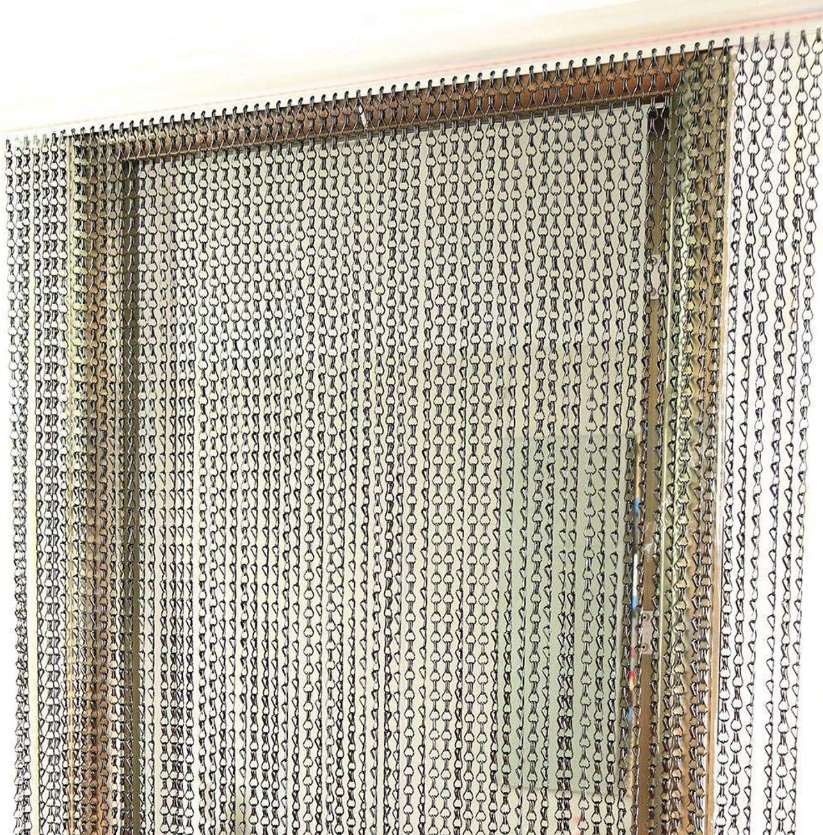 Aluminium Kettinggordijn: Vliegenscherm Deur voor Insectenwering en Decoratie