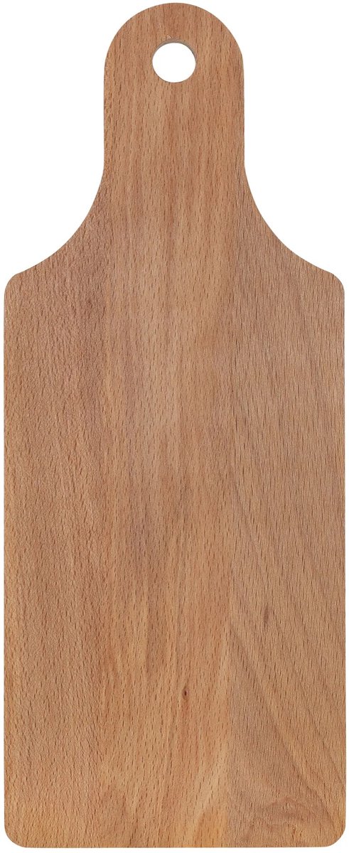 Beukenhouten Serveerplank met Handvat – 28×11 cm – Snij- & Borrelplank