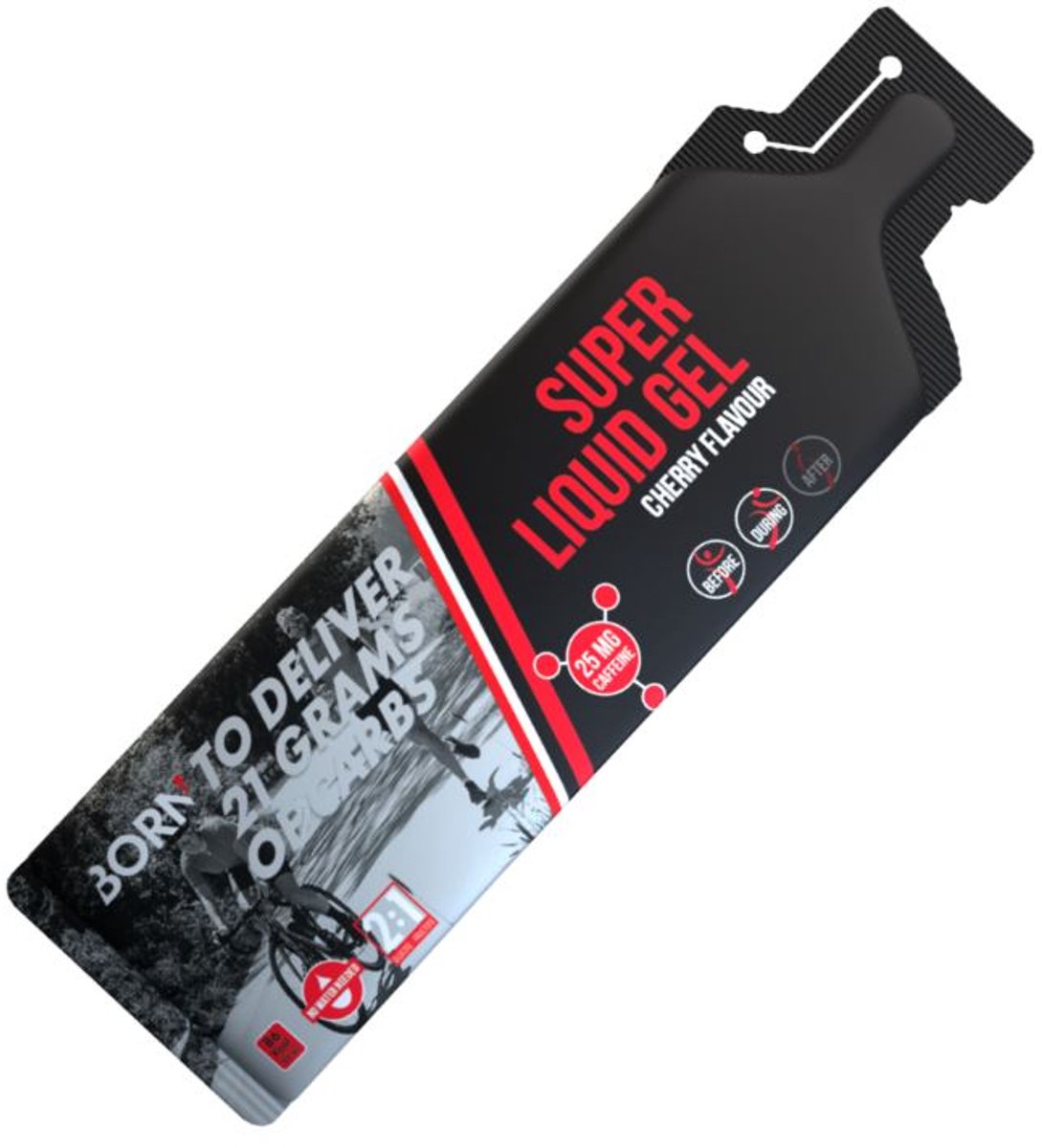 BORN Super Liquid Energy Gel Cherry + Caffeine (55ml)