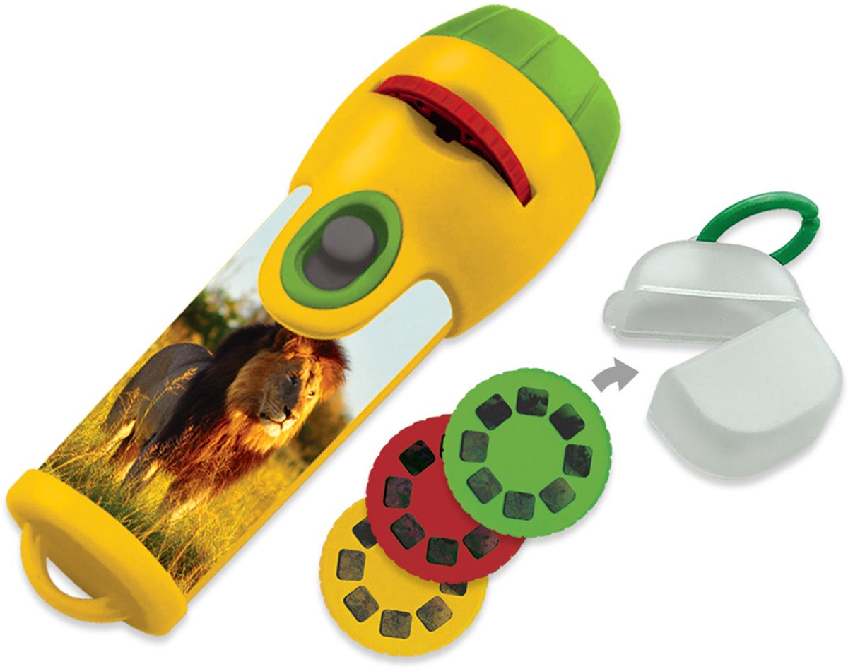 Ambo projector lamp speelgoed - Wilde dieren educatief licht.