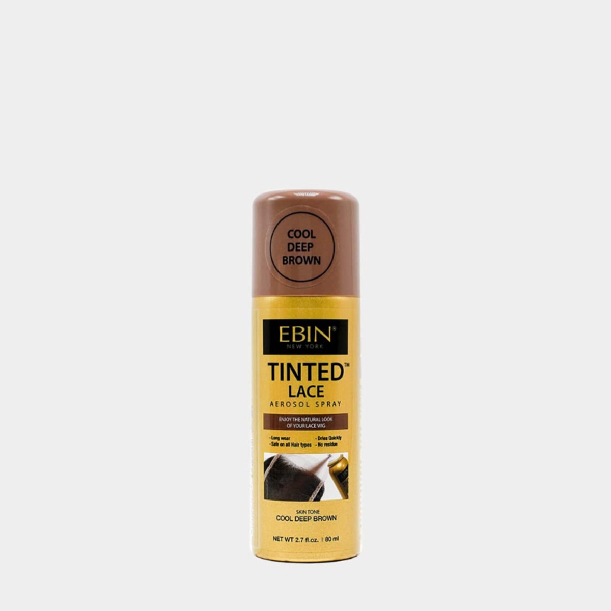 Pruikverf Ebin New York Cool Deep Brown 80 ml
