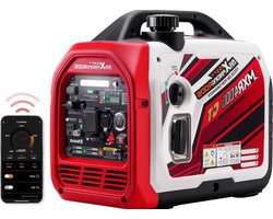 Stroomgenerator – Inverter Generator – Bluetooth Generator – Draagbare Generator – LPG Generator – Stilgeluid Wireless Bedienbaar – Dubbel Brandstof Systeem 3500W