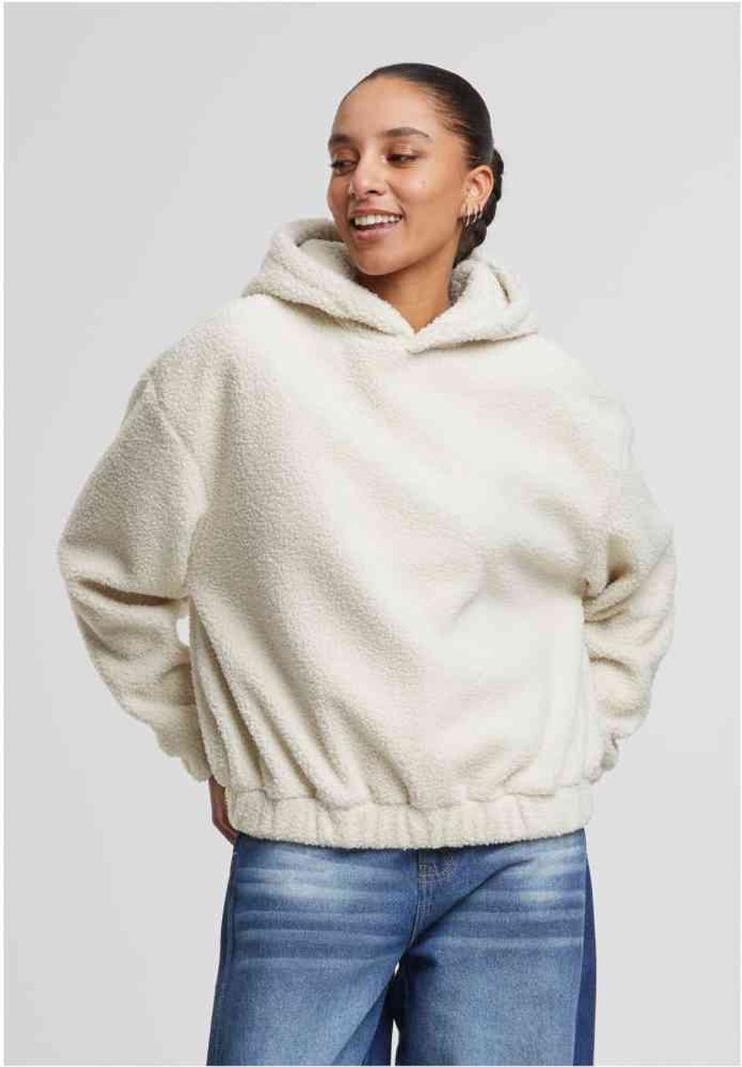 Urban Classics Oversized Bonded Sherpa Hoodie/trui 4XL Creme