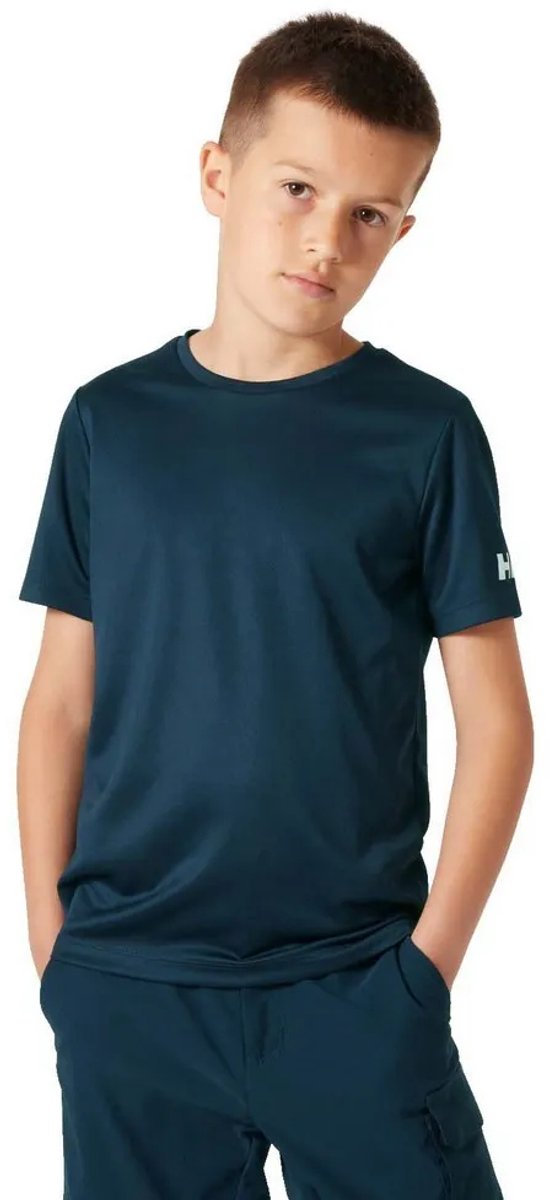 Helly Hansen Tech Jr T-shirt Met Korte Mouwen 10 Years Kinderen Blauw
