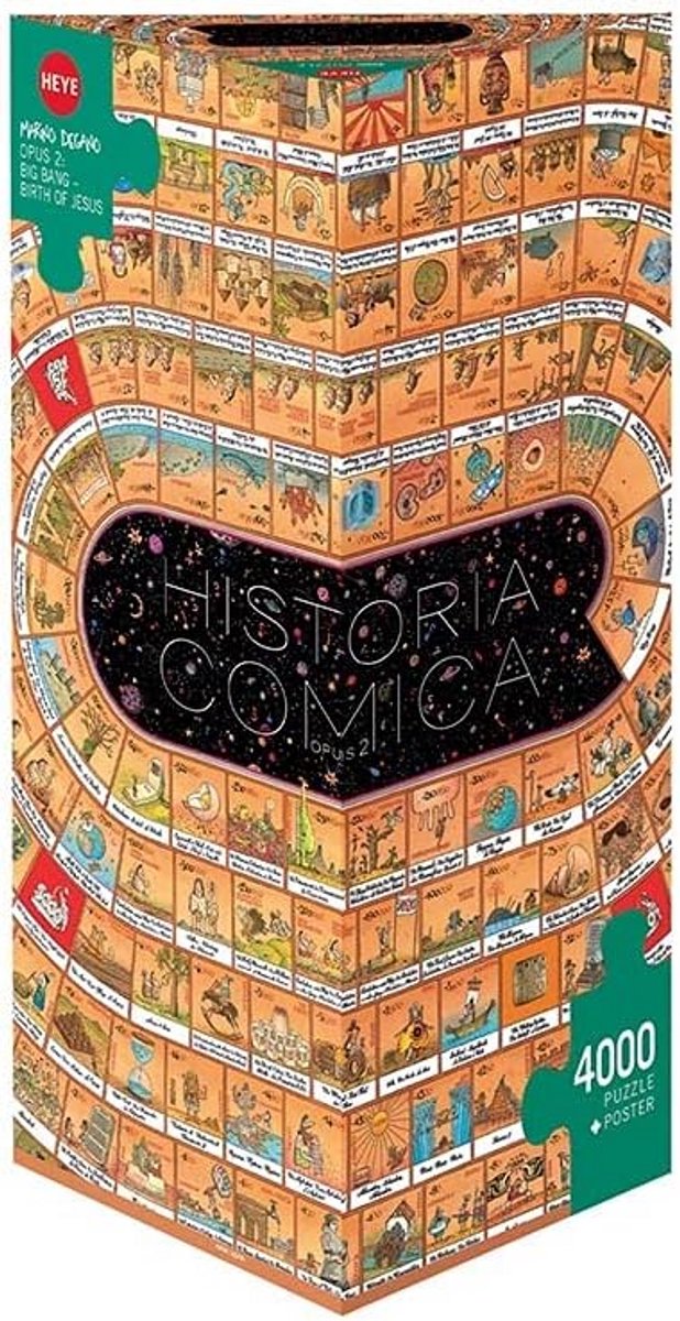 Episch En Grappig Wereldgeschiedenis Puzzel 4000 Stukjes