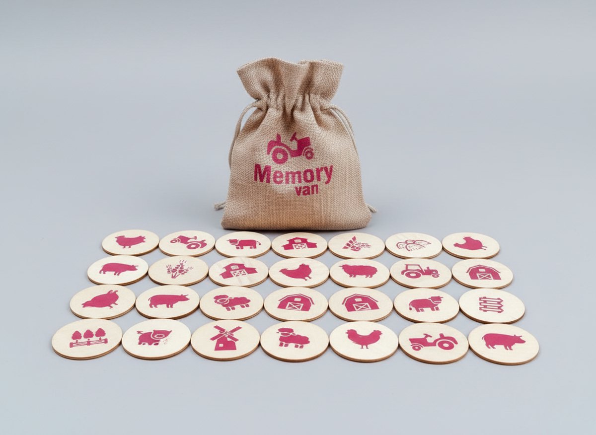 Memory Prinsessen Hout - Gepersonaliseerd met naam - Rose - Spel - Duurzaam - Hip met Pit Creaties