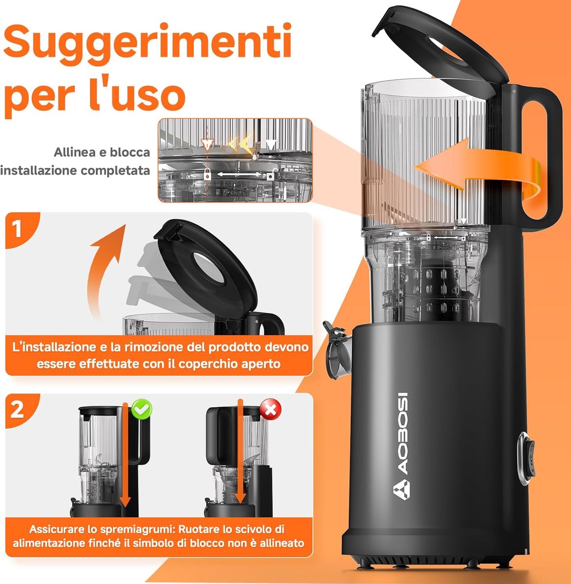 Aobosi ZM1907B compacte slowjuicer 2026 review keukenapparaatgids.nl