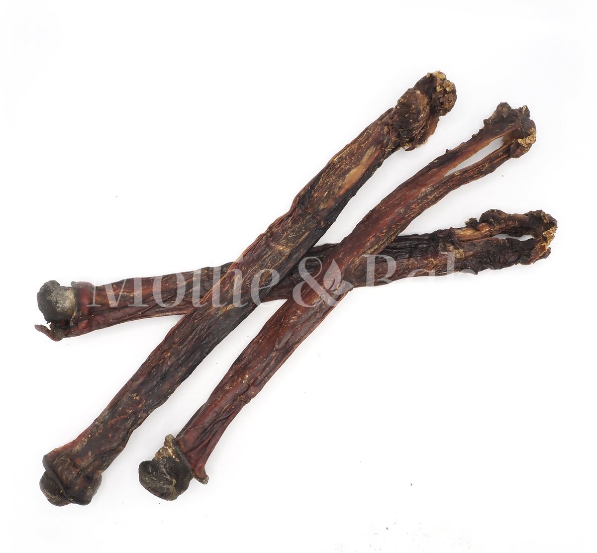 Mollie & Babs - Paardenpees - Ambachtelijk Gedroogd - Hondensnacks - Kauwsnacks - 100% Paard - 100% Natuurlijk - Hypoallergeen - 50 a 60cm