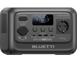 BLUETTI Elite 30 V2 – 600W – 288Wh – Duurzame energie – Portable powerstation – LFP Draagbare Accu – Backup stroomuitval voor Camping – Outdoor