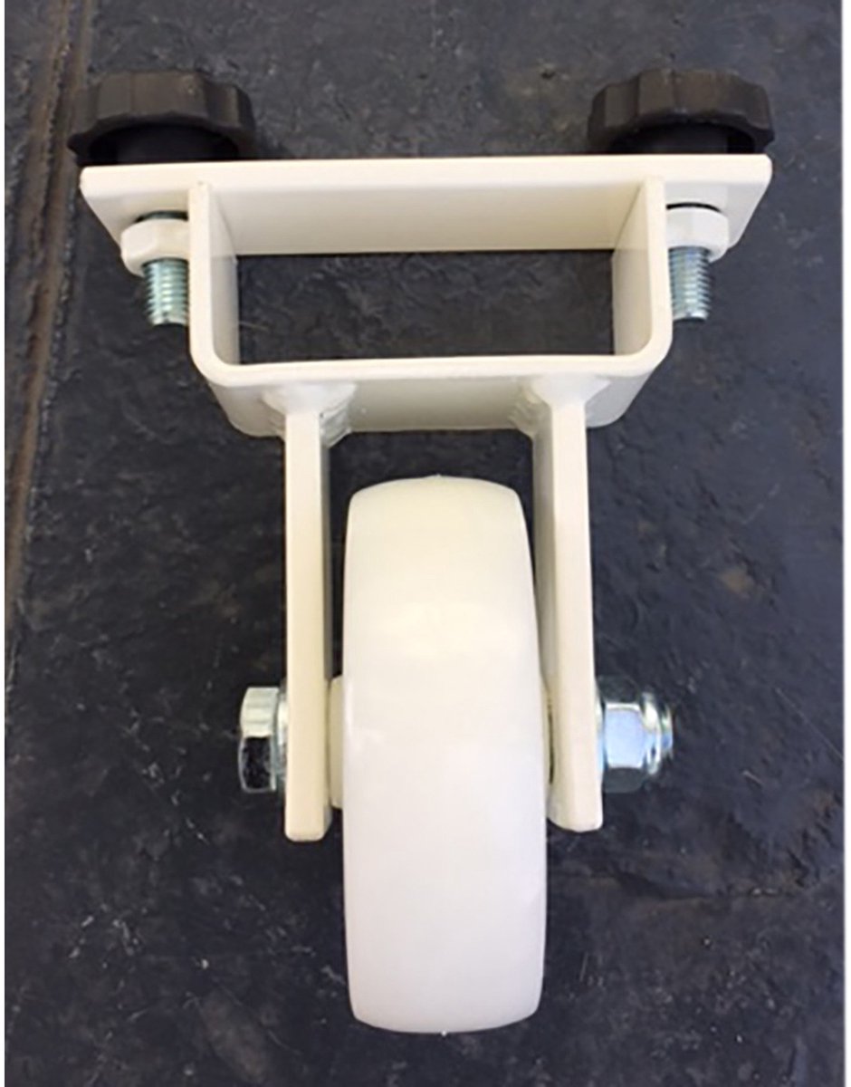 Paar wielen voor doelvoetbal 7 en 11 Overdraagbare sectie 80x40mm