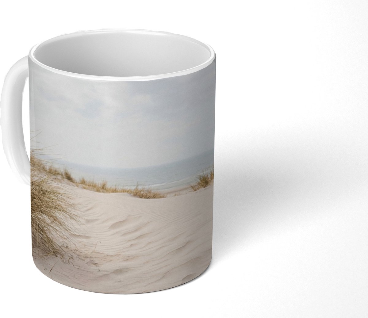Mok - Koffiemok - Wolken - Duinlandschap - Zand - Mokken - 350 ML - Beker - Koffiemokken - Theemok