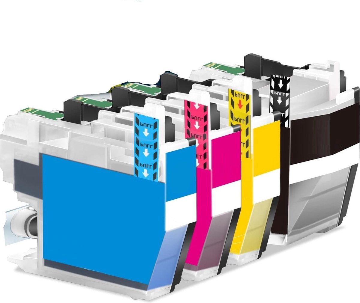 Compatible inkt cartridges voor Brother LC3217 / LC-3217 XL | Multipack van 4 inktcartridges voor Brother MFC-J5330DW J5730DW J5930DW J6530DW J6535DW J6930DW J6935DW