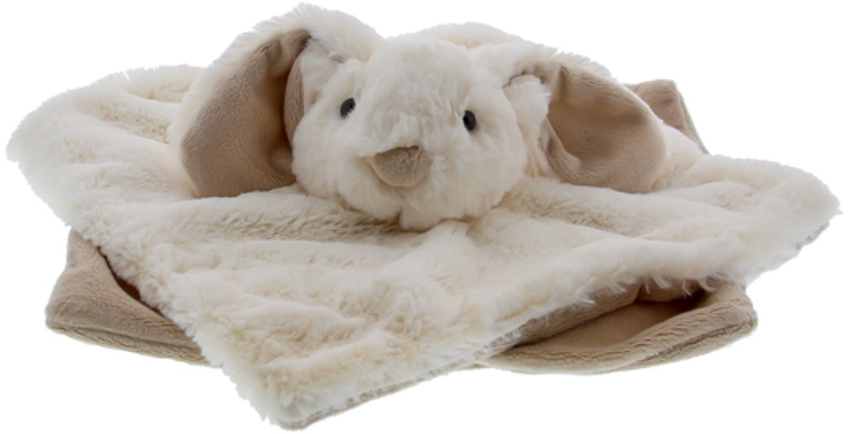Konijntje "Blits" knuffeldoekje/doudou dubbel