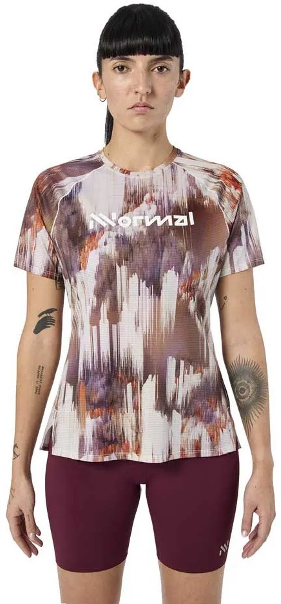 Nnormal Race T-shirt Met Korte Mouwen Geassorteerd Wit XS Vrouw