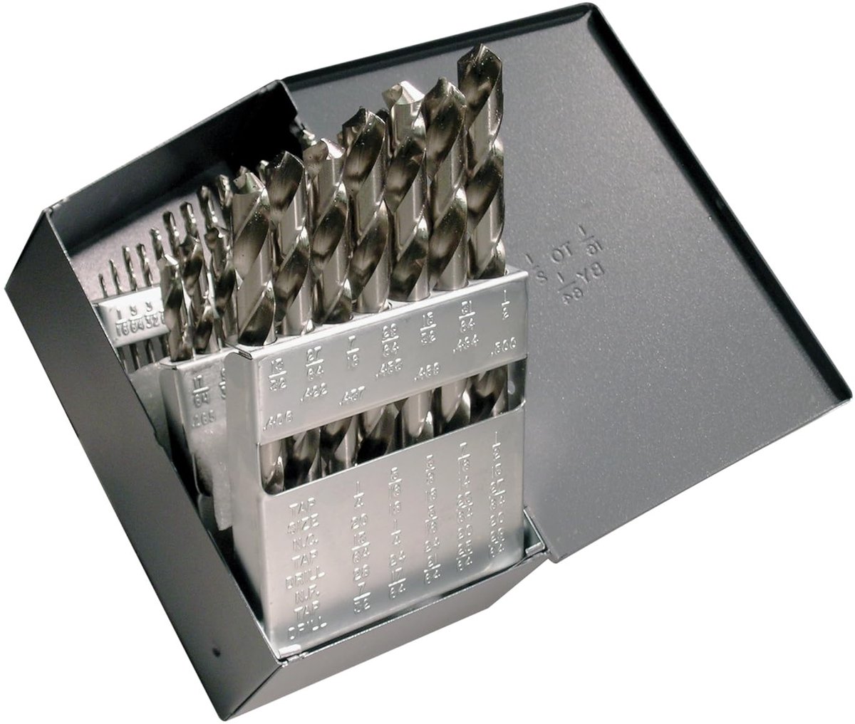 Metaalboorkit - Boorbits Set - Metaal Bewerken - 29 Delige Set - 1/16-1/2 Inch - Helder