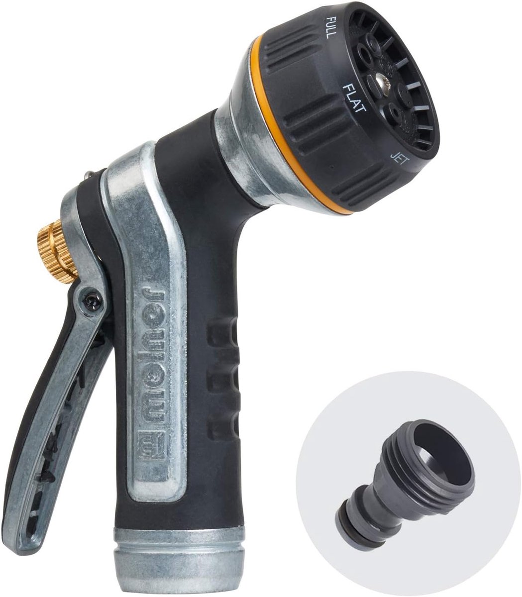 Metalen Sproeikop - Tuinsproeier - Buiten water geven - Multi-patroon instelbaar - 5/8 inch