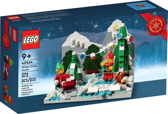 LEGO - Wintertafereel met elfen