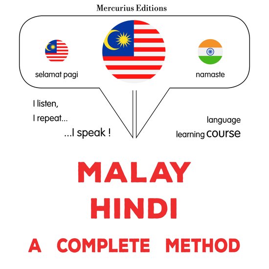 Melayu - Hindi : kaedah yang lengkap - cover