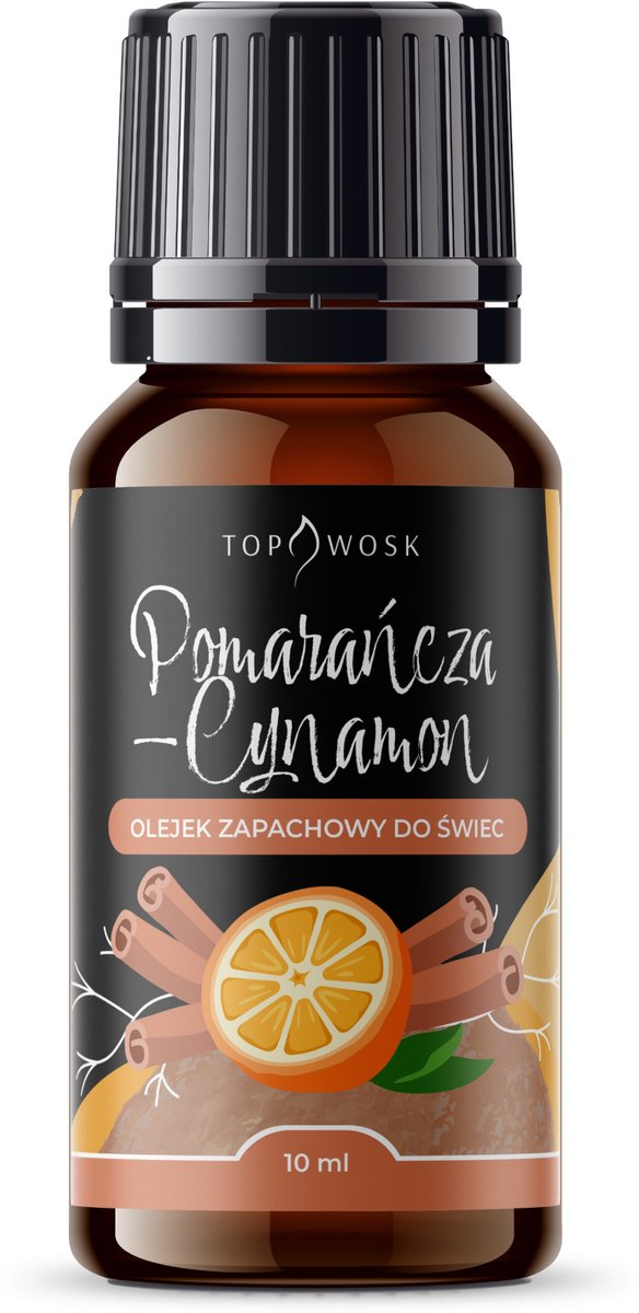 Cadence Aroma - Geurolie - Sinaasappel Kaneel - Intens - Warm - Ontspannend - 10 ml
