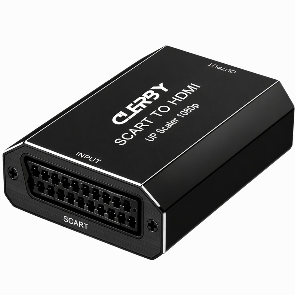 Clerby - SCART naar HDMI Adapter - Omvormer - SCART Kabel - Video Adapter - SCART naar HDMI Converter - Plug & Play - Full HD 1080P