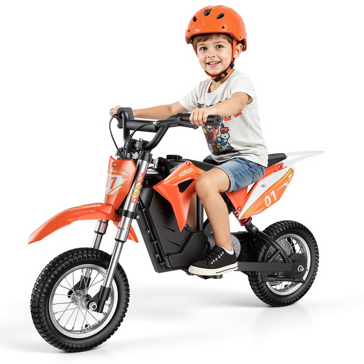 HillMiles MileRocket 1 Kinder Elektrische Crossmotor – 250W – Voor kinderen 4-12 jaar – 25km/u