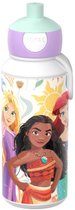 Mepal Pop-up drinkfles Campus - 400 ml - Sluit goed af - Drinkbeker voor kinderen - Princess Power