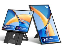 Blackview Table 9 Portable Monitor - 16 inch Full HD+ Draagbare monitor - Grijs