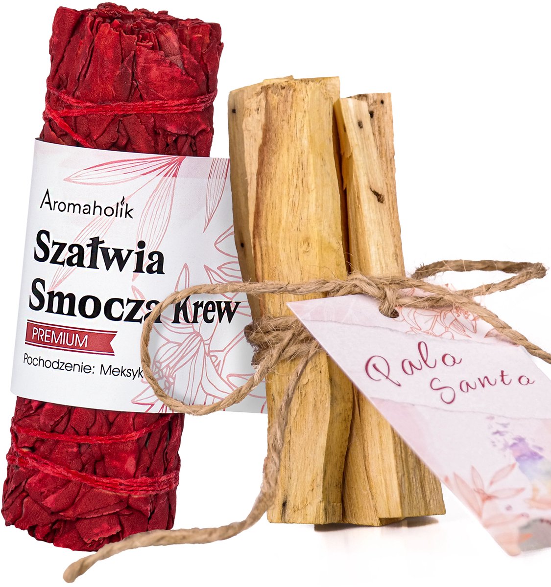 Aromaholik - Kadzidełka Zapachowe - Palo Santo - Szałwia Smocza Krew