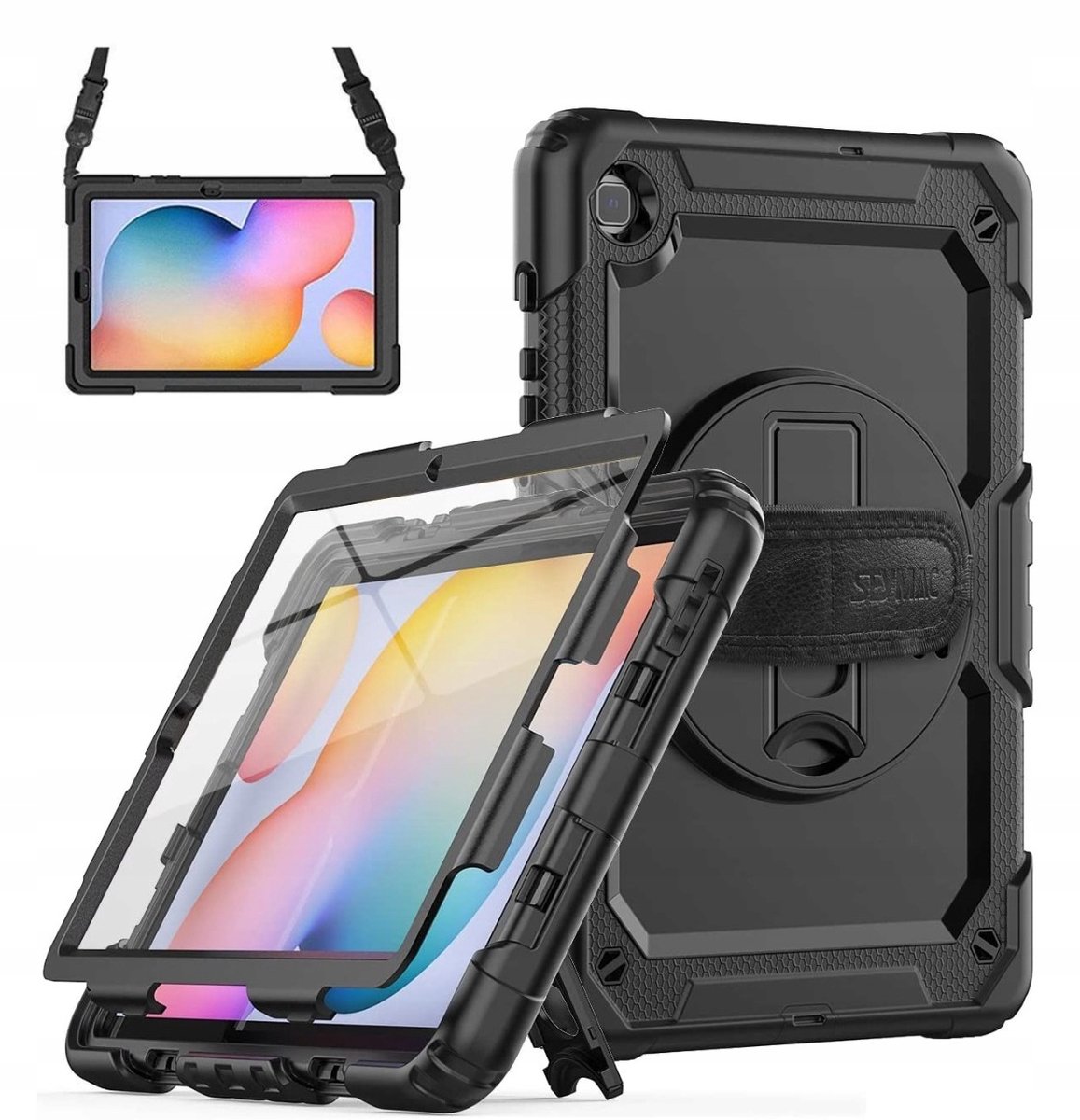 EtuiTab HighArmor Serie - Tablet Hoes - Samsung Galaxy Tab S6 Lite - Schokbestendig - Polsband
