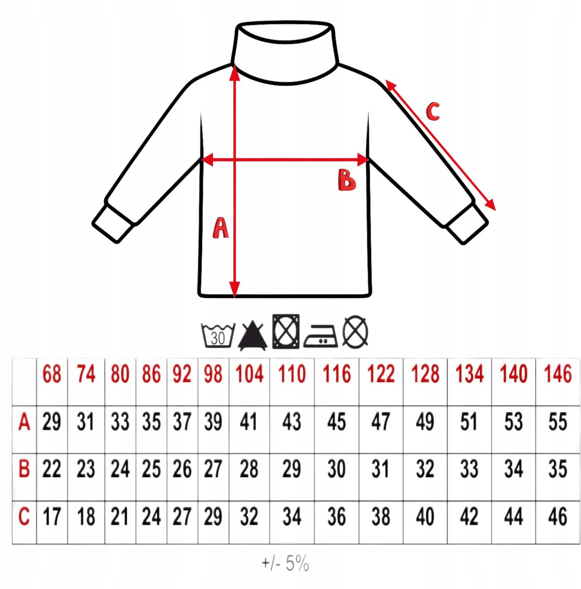 Dartomik Abcdefg-baby Serie - Kindergolf - Zwart - Maat 134 - Oeko-Tex