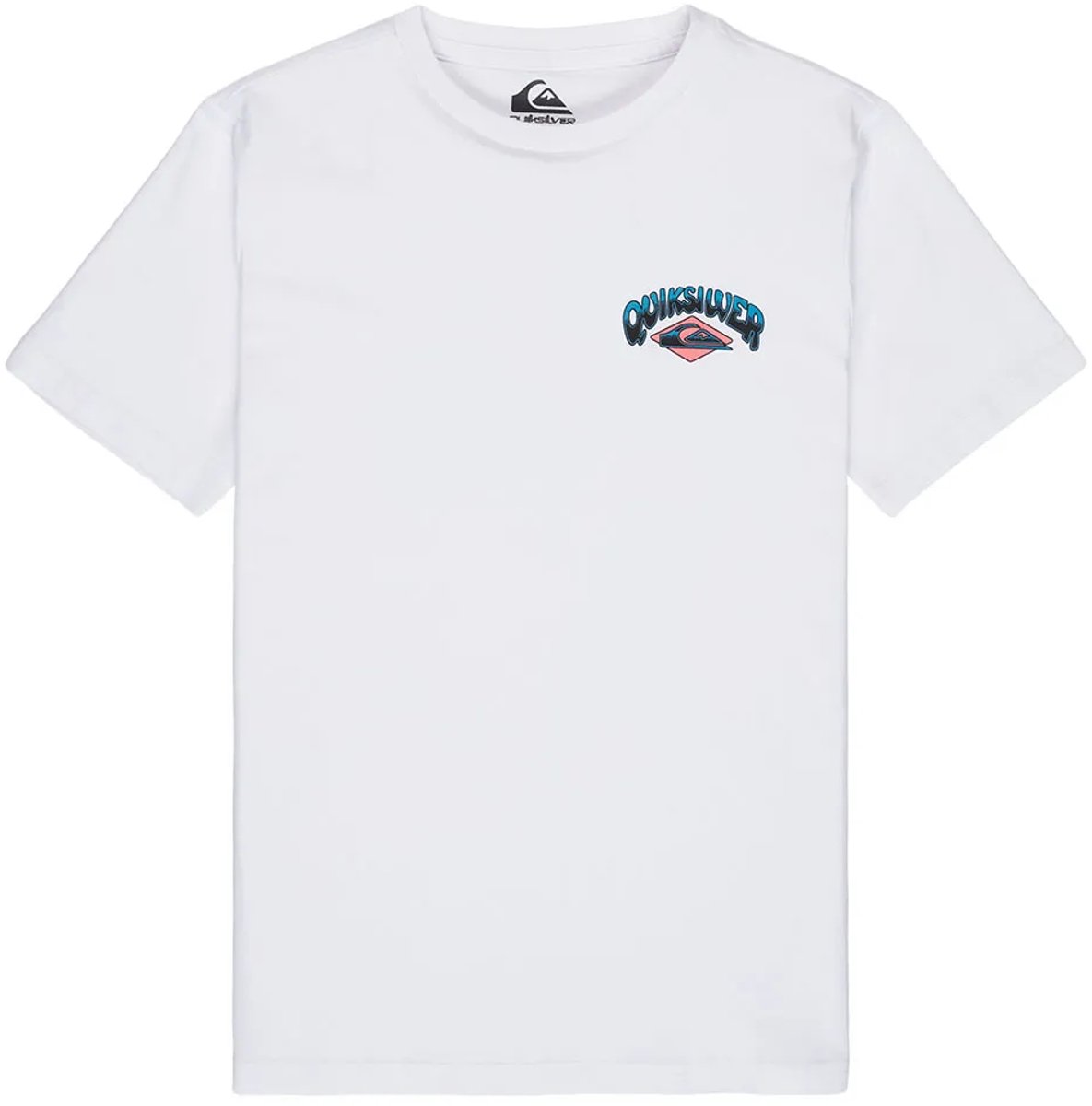 Quiksilver Palm Horizon T-shirt Met Korte Mouwen 12 Years Jongen Wit