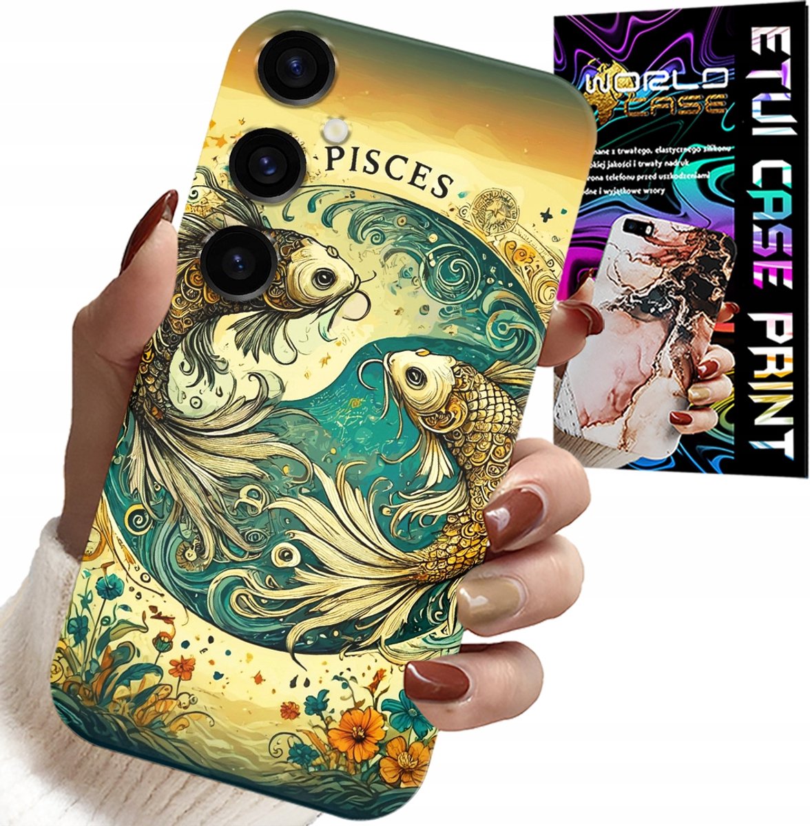 HOESJE VOOR SAMSUNG GALAXY A15 4G - STERRENBEELD, VISSEN ASTRONOMIE + FOLIE